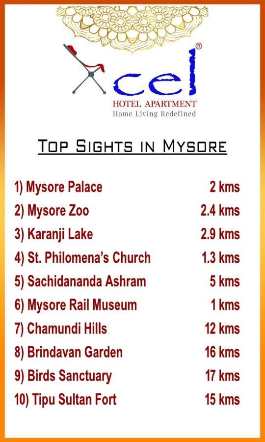 Xcel Luxury Hotel Apartments-Home Living Redefined Mysuru Zewnętrze zdjęcie